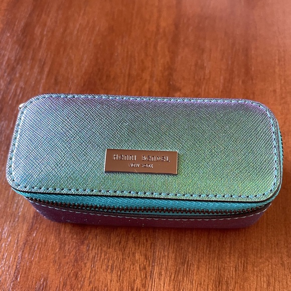 RARE Henri Bendel Galactic Petrol lipstick cosmetic case!!! Never used!! - Picture 6 of 7